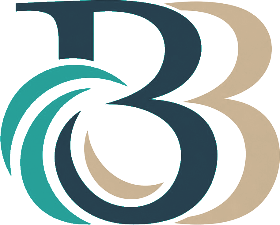 Beach Blessing monogram logo
